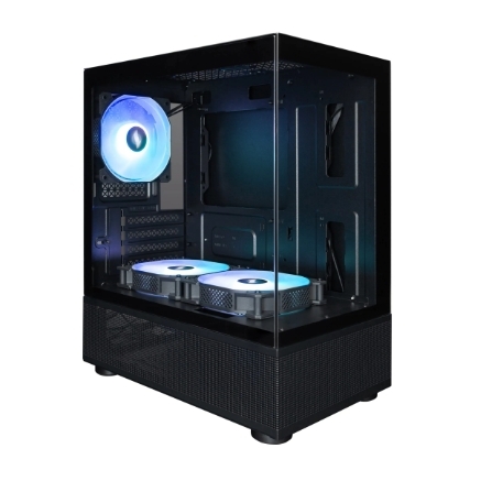 1st Player MI2-A M-ATX Case with 3 ARGB Fans (Black/White)