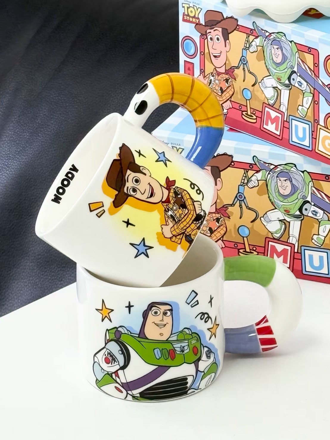 正版授權 DISNEY 迪士尼 玩具總動員 陶瓷馬克杯 400mL