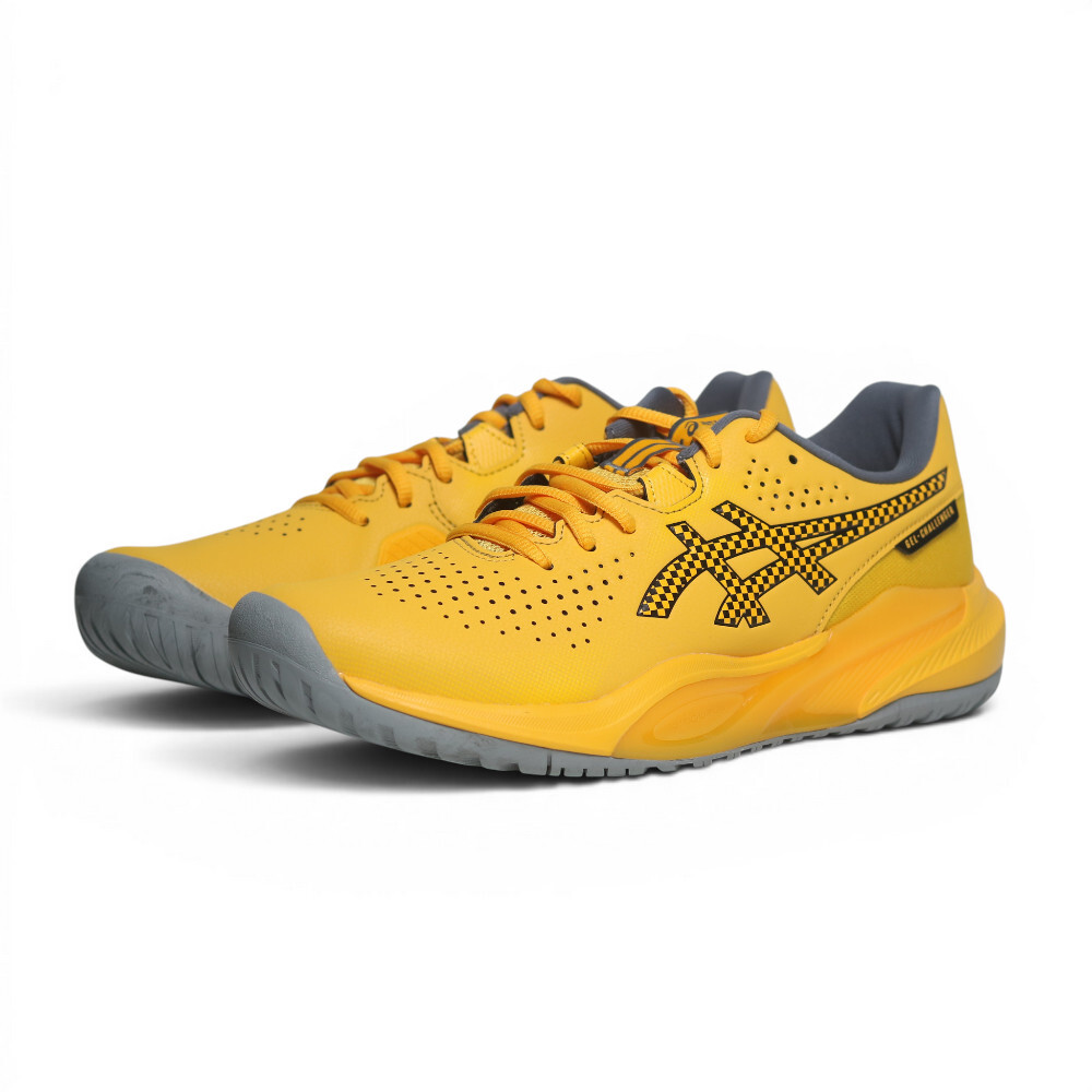 ASICS 網球鞋 GEL-CHALLENGER 15 黃色 支撐 運動鞋 男 1041A571750