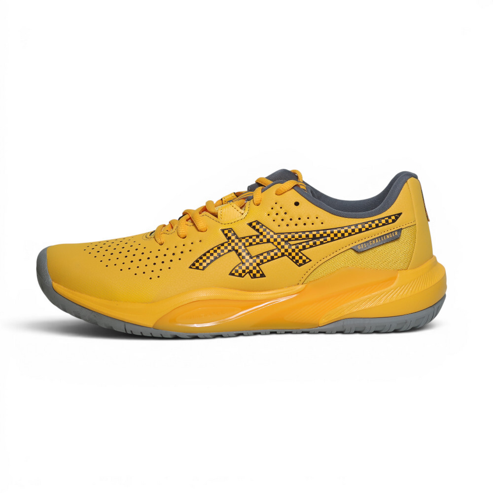 ASICS 網球鞋 GEL-CHALLENGER 15 黃色 支撐 運動鞋 男 1041A571750