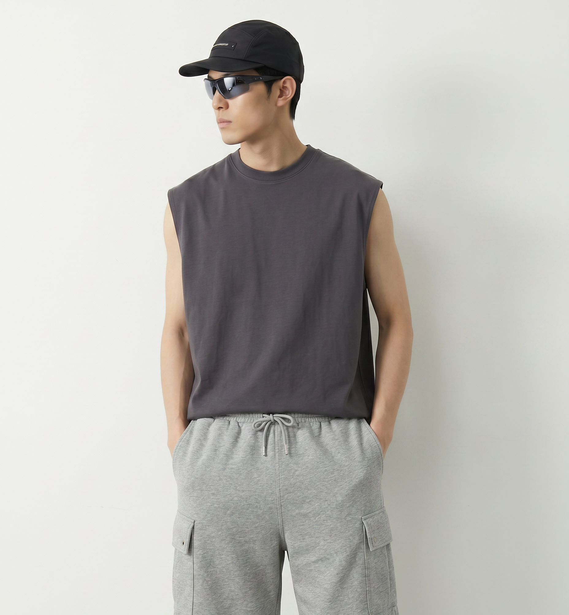 【2件599】【期間限定】寬版沁涼科技棉背心