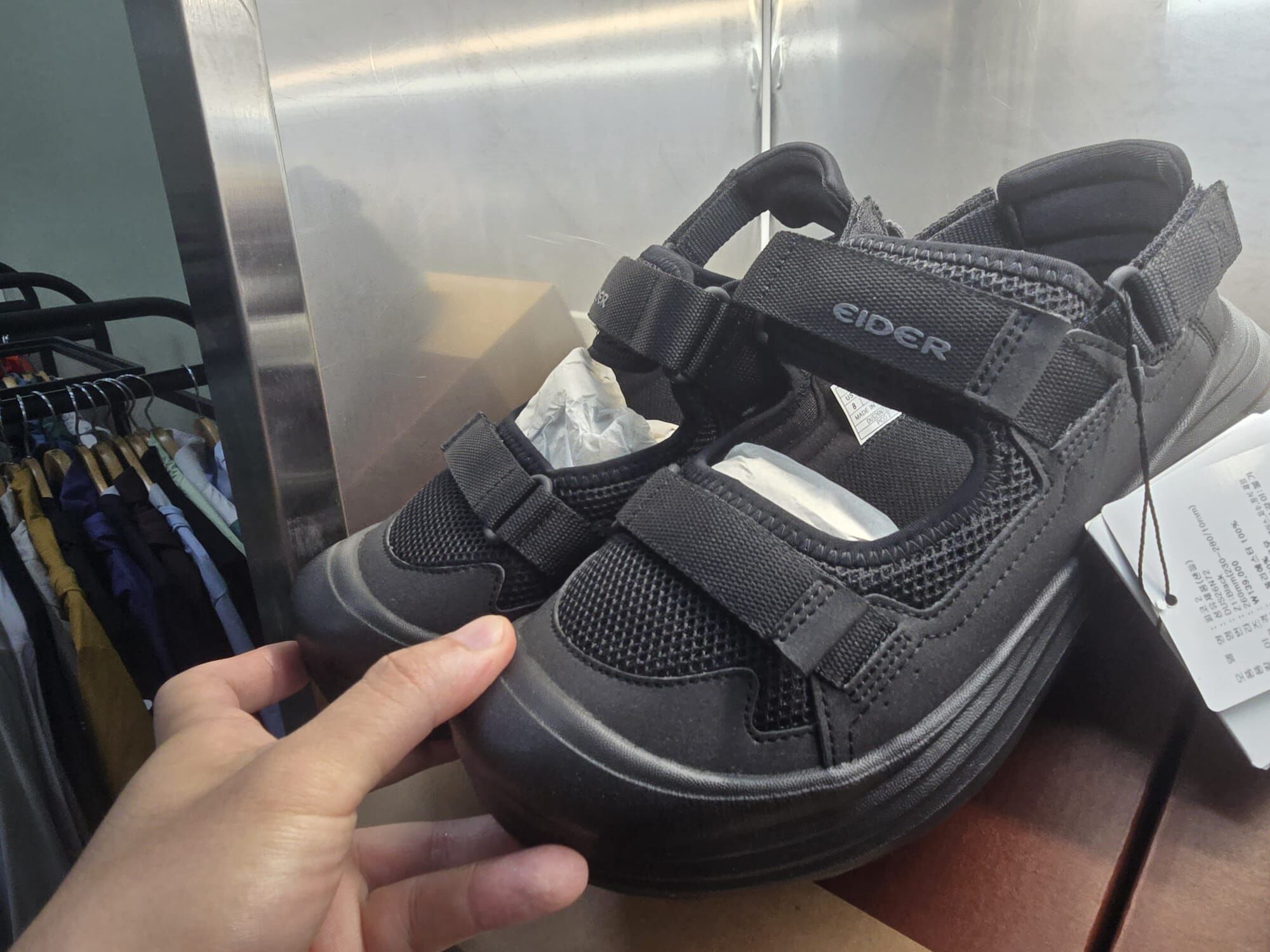 【直播】EIDER LX0703812 中性防滑越野水陸兩用涼鞋(DUS26N72）