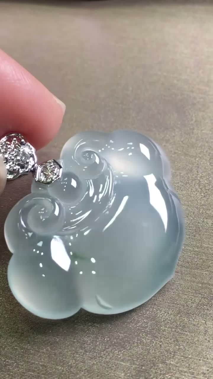 617334 翡翠如意鎖