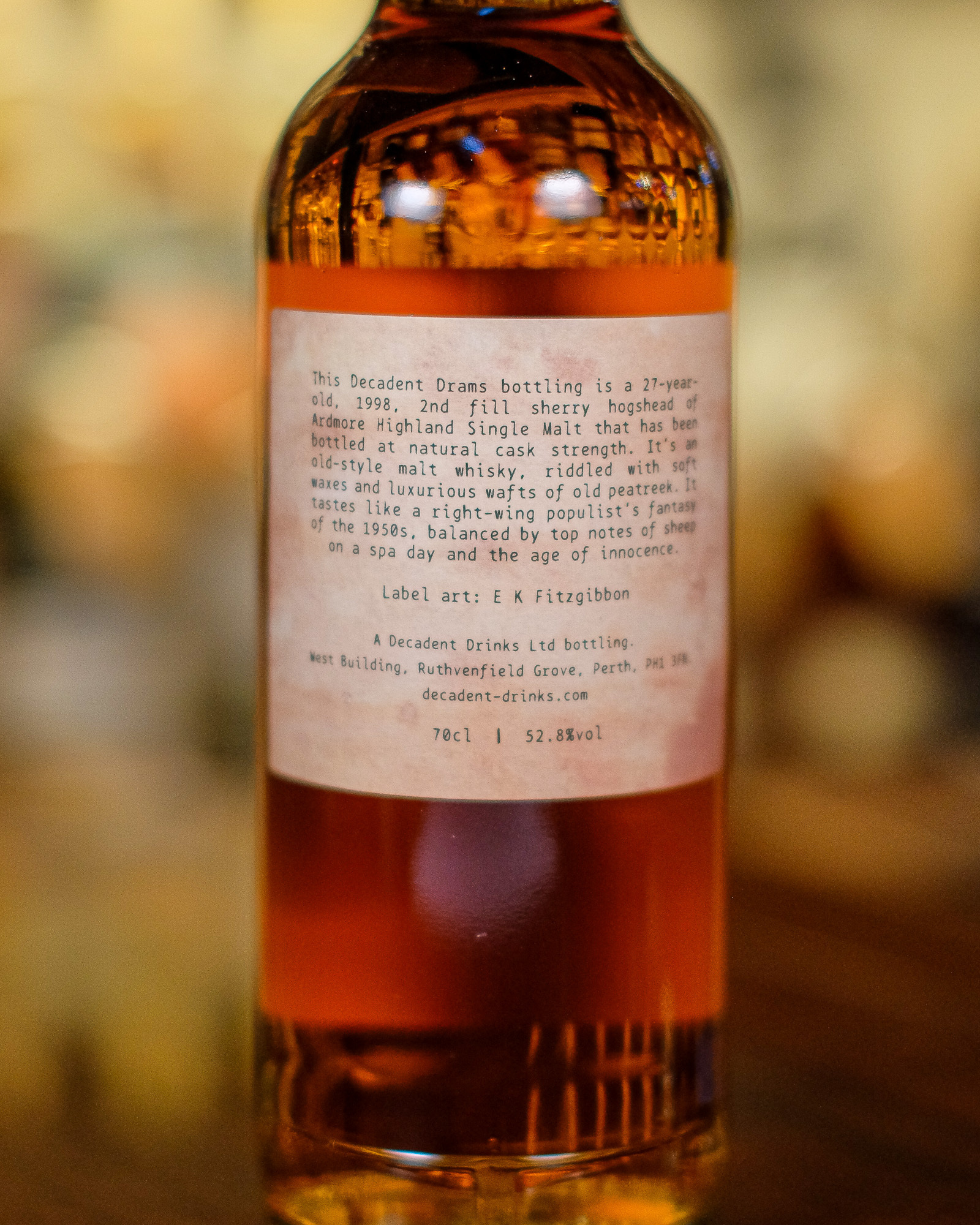 Ardmore 1998/2026 27YO 52.8% Decadent Drinks - Decadent Drams