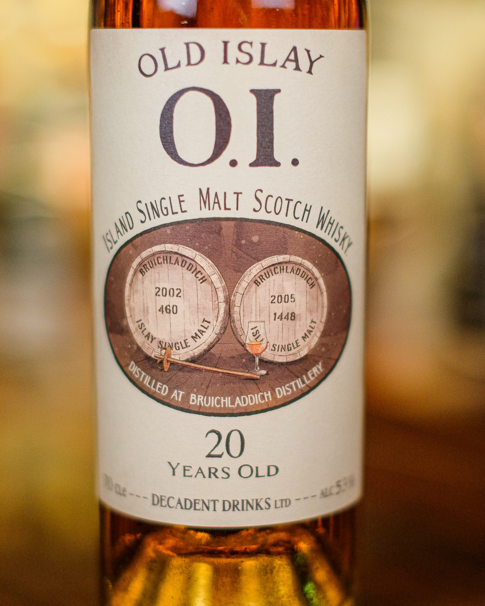 Bruichladdich 2002&2005/2026 20YO 53% Decadent Drinks - Old Islay