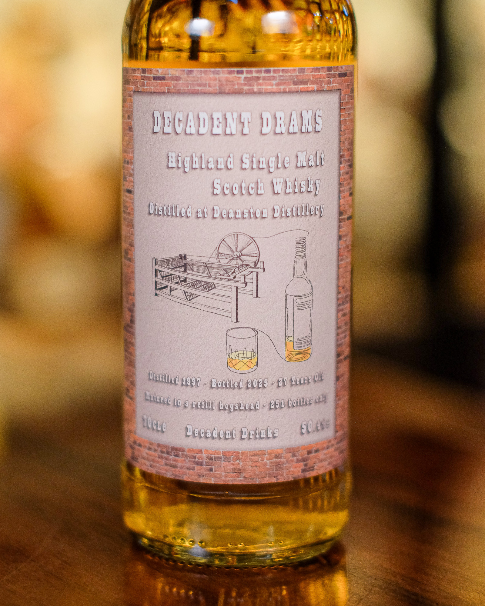 Deanston 1997/2025 27YO Refill Hogshead 50.4% Decadent Drinks - Decadent Drams