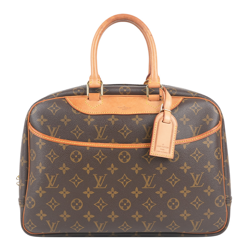 【Louis Vuitton】Deauville GM 經典大珍包(棕色)