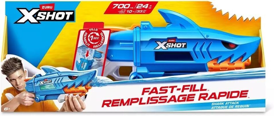 X-Shot 快充水槍-狂鯊出擊