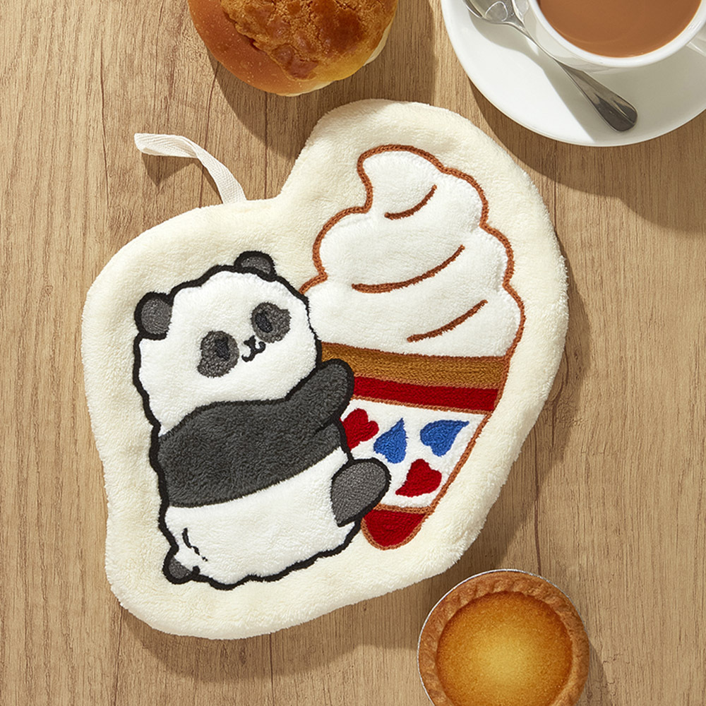 Panda Friends Hong Kong Food Collection: Jia Jia Hug Ice Cream Hand Towel