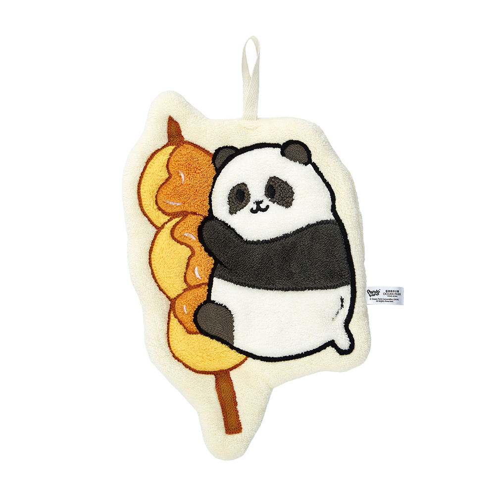 Panda Friends Hong Kong Food Collection: De De Hug Fish Ball Hand Towel