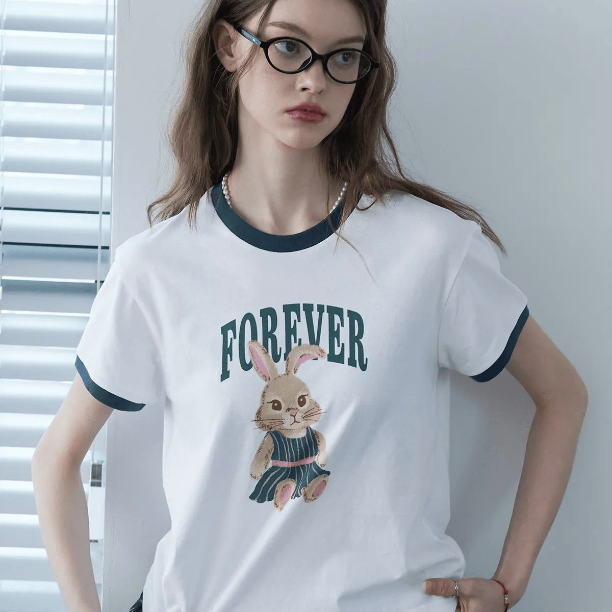 CPGN STUDIO｜FOREVER CROP Ringer T-Shirt [2 colors] CP263