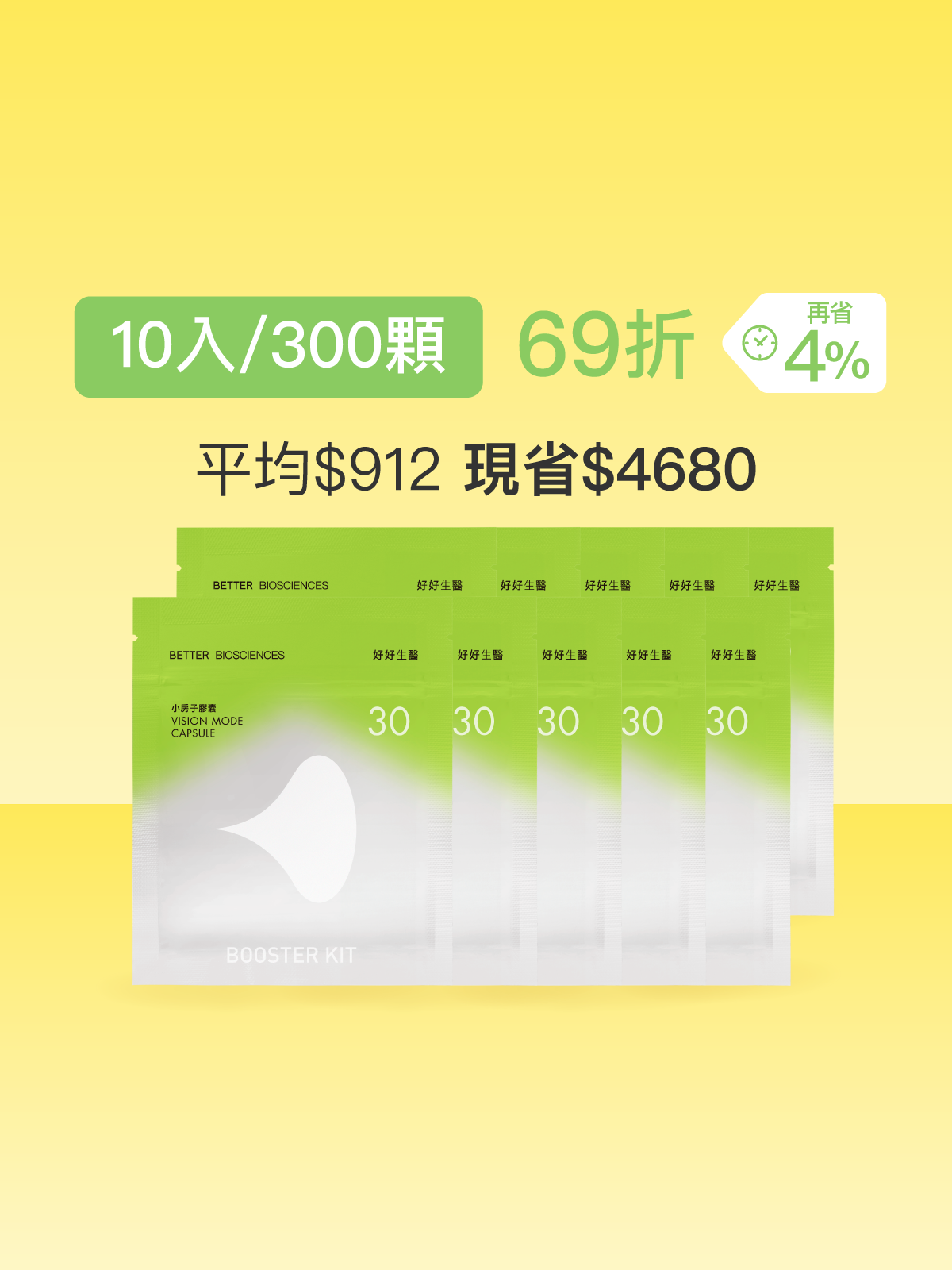 【好清晰】小房子補充包 美國金盞花萃取葉黃素（含消旋玉米黃素）＆視界級SOD＿10入組 (300顆)