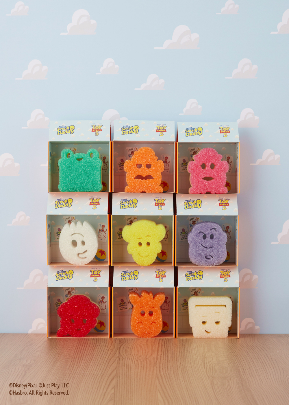 【洗碗都變得開心～】預訂 SCRUB DADDY X TOY STORY 洗碗百潔布 盲盒 | 單個/整盒