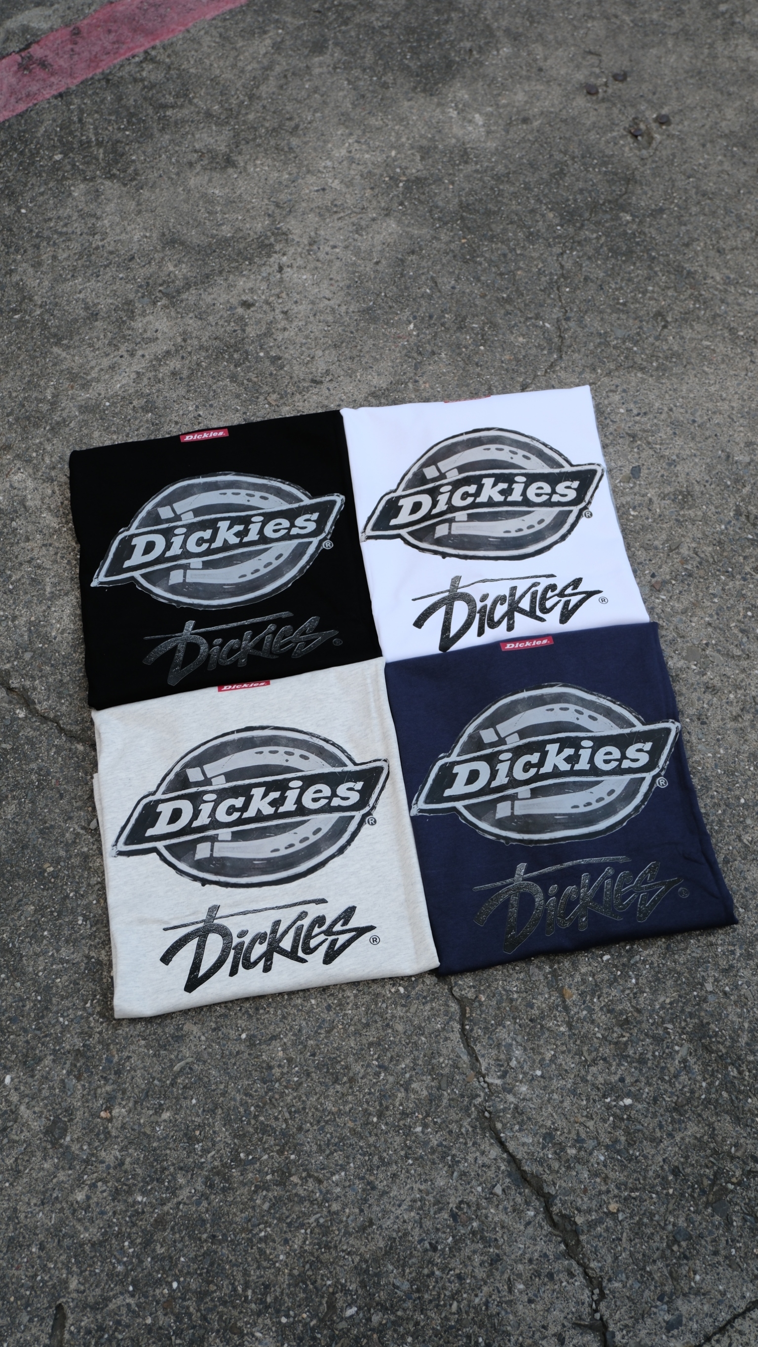 預購 DICKIES 復古 經典 美式 字母 LOGO 背殺 雙LOGO印花 短T 4色