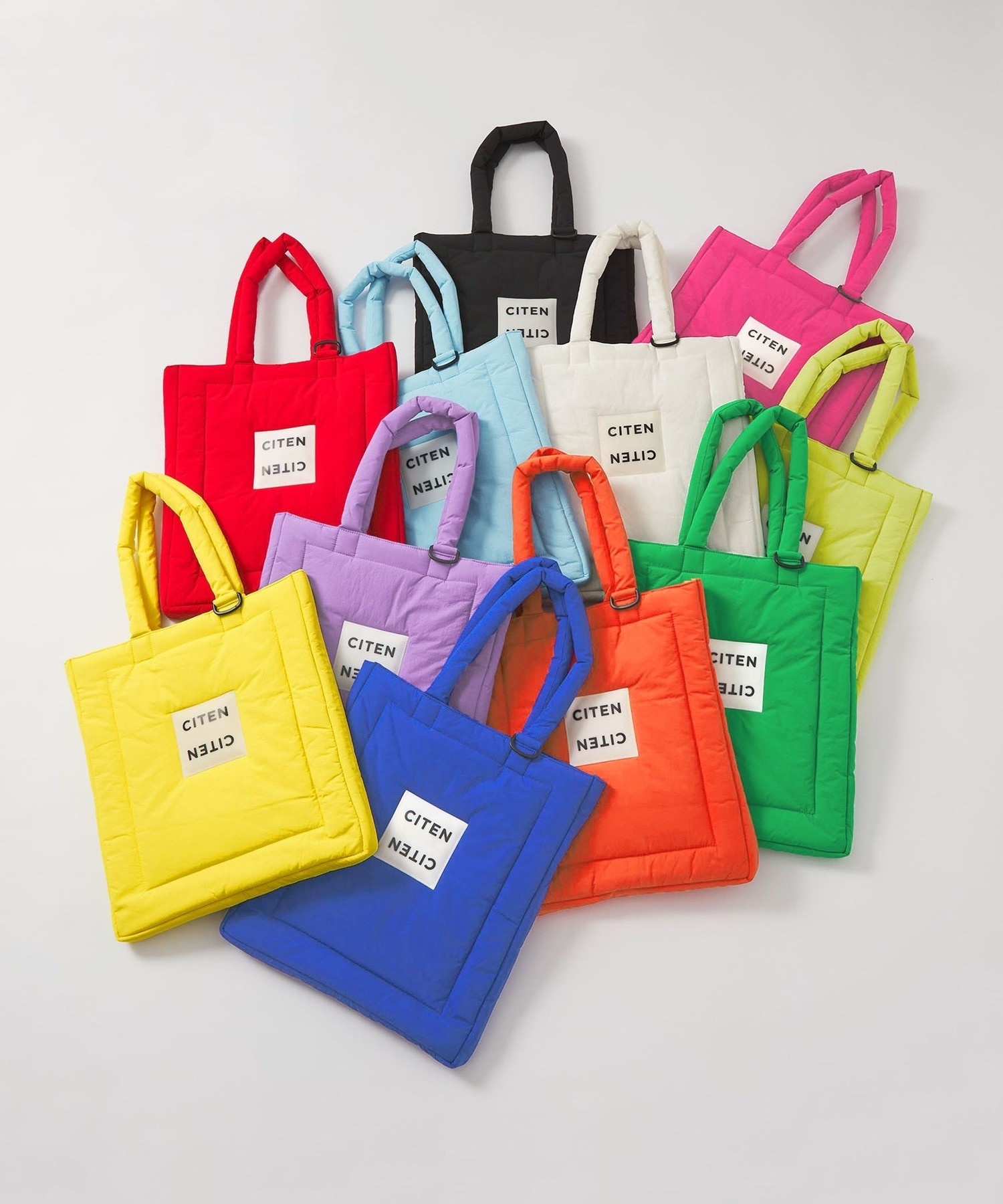 CITEN / Color Variation Puffer Tote