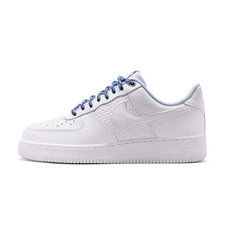 Nike Air Force 1 '07 Lv8 編織 緩震 皮革 經典 休閒鞋 白藍 男鞋 IW1892-111 [台灣現貨]