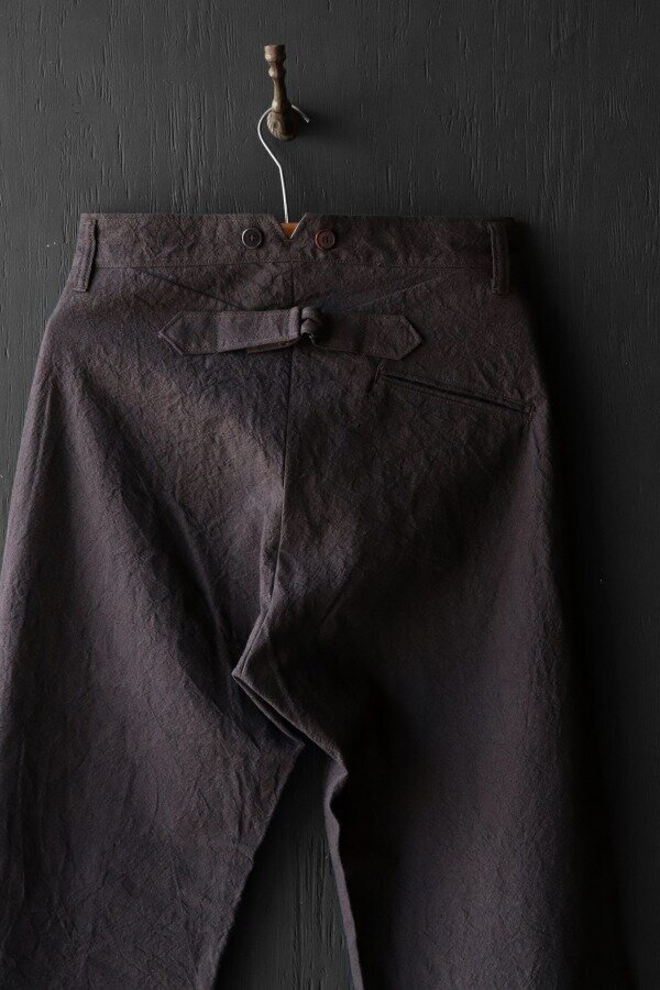 Black Sign Ancient Cloth Avignon Trousers / Dead Leaf Brown pre-order 預購 6/30 ~ 7/5 逾時不候。