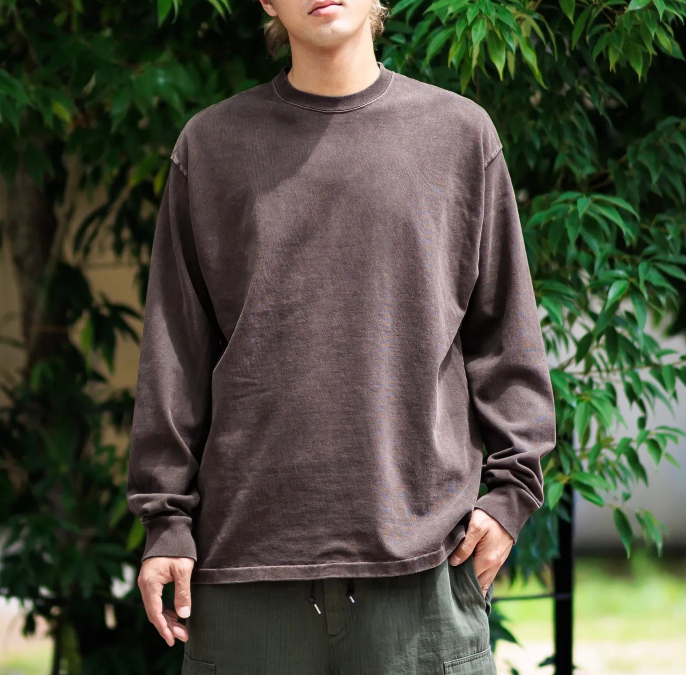 A.PRESSE 2026 A/W VINTAGE L/S T-SHIRT - BROWN PRE ORDER ITEM (預訂中)