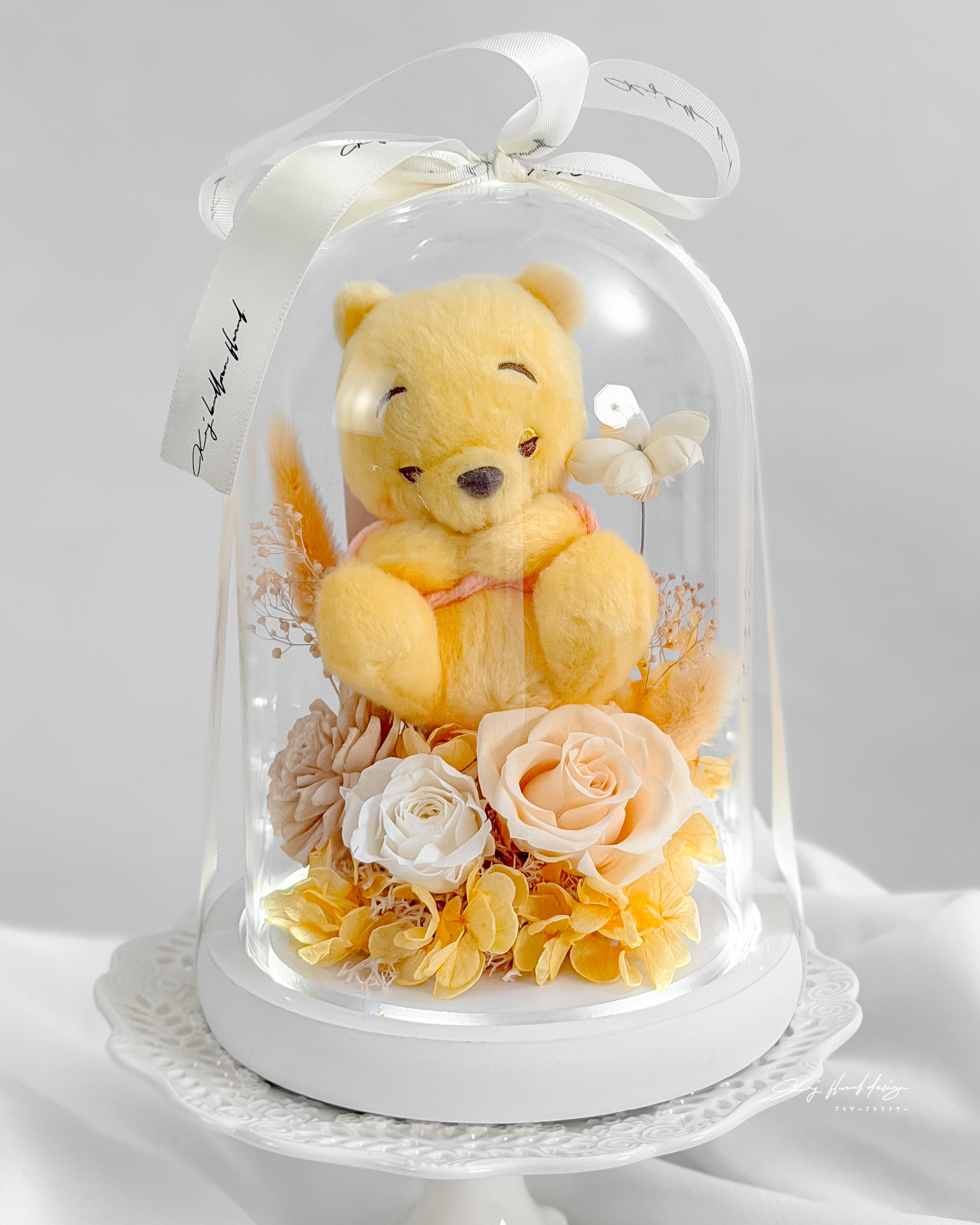 小熊維尼永生花盅
