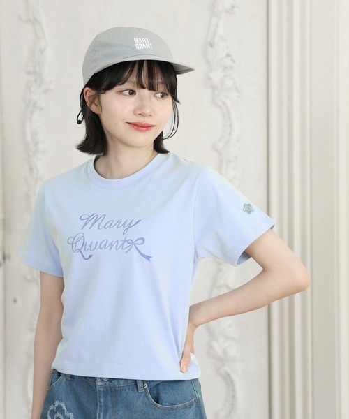 MARY QUANT / Ribbon Logo T-Shirt