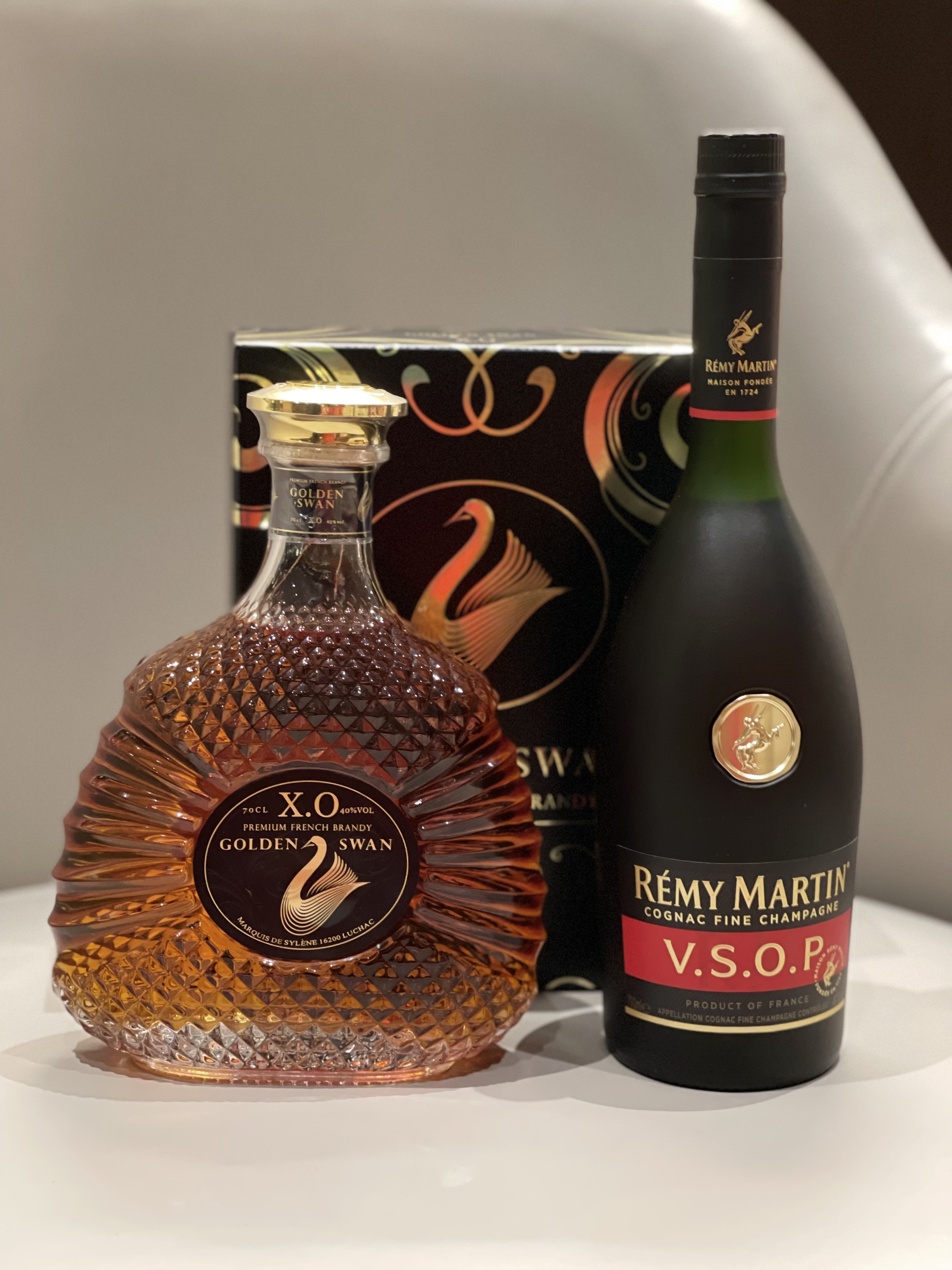 天鵝XO + 人頭馬vsop