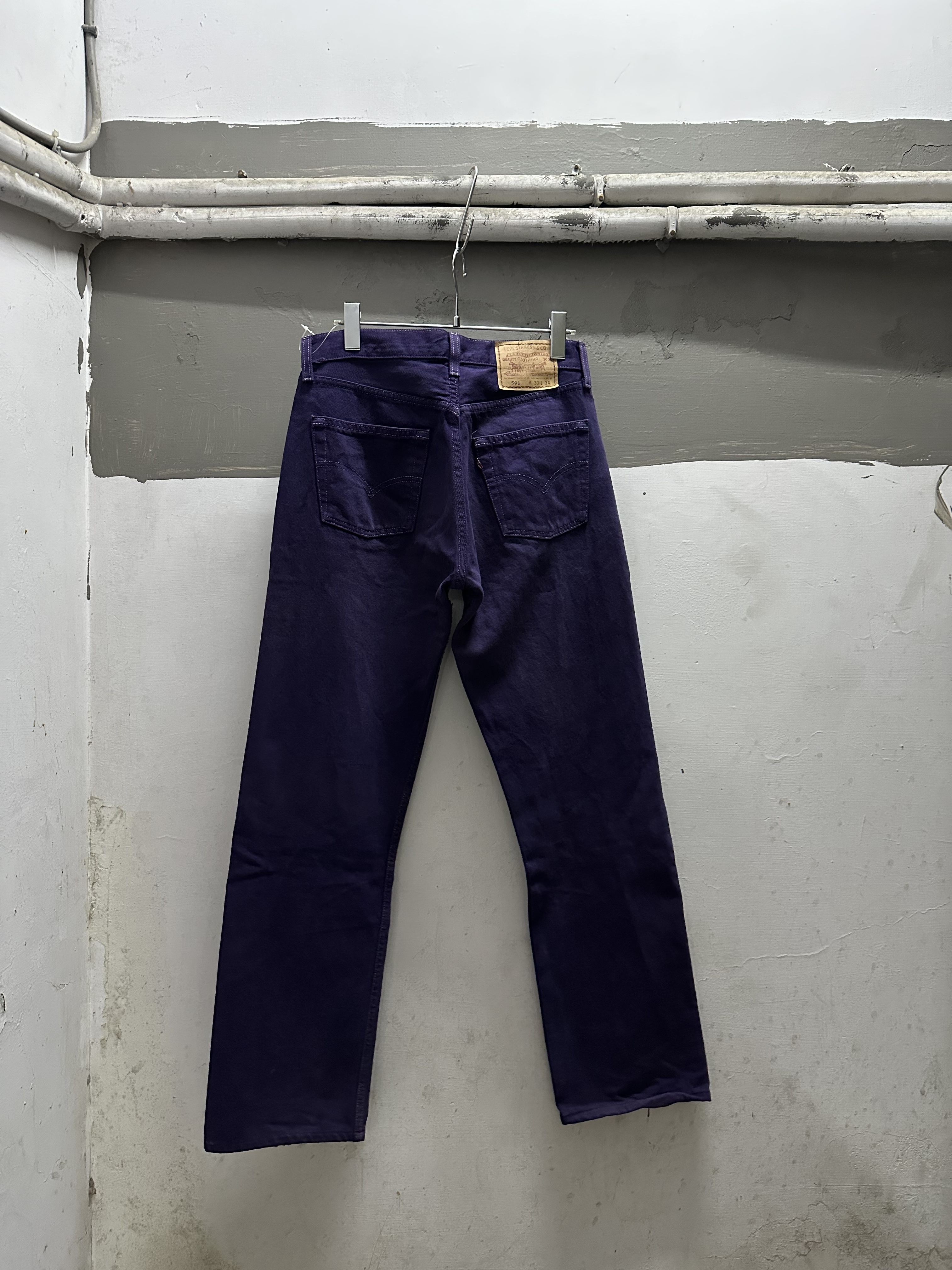 90’s Levi’s 501 Color Purple  (MADE IN USA)