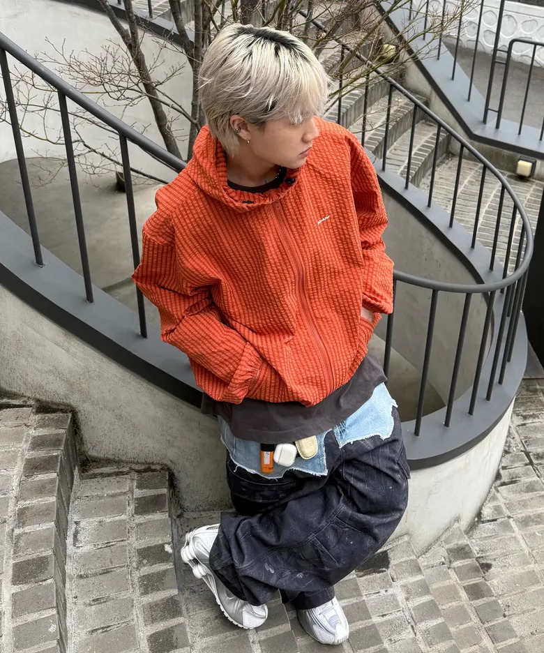 < 國外限定 >Dickies  泡泡紗 連帽防風外套 格紋 輕薄 風衣 夾克