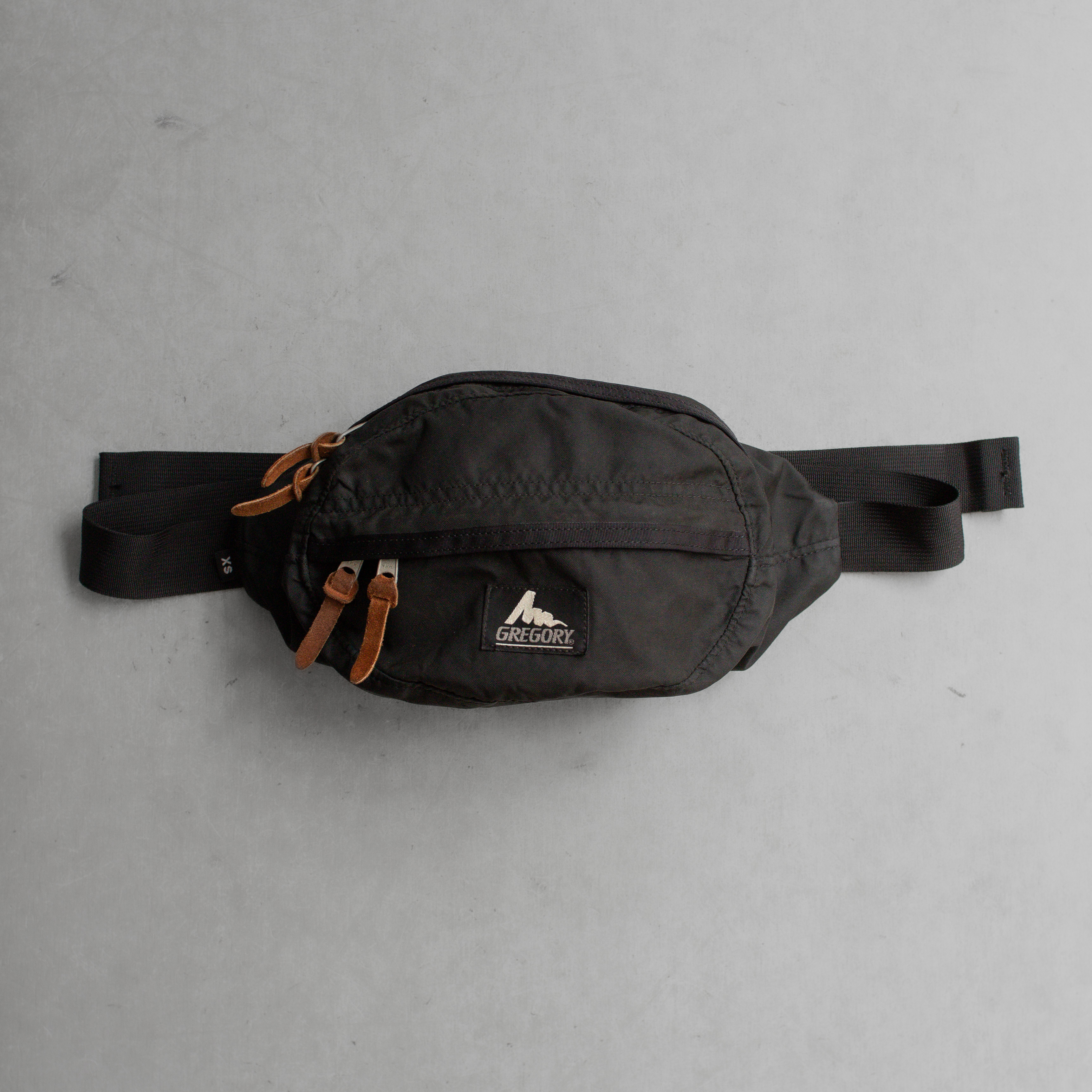 VINTAGE GREGORY TAILMATE XS 美國製 黑色 登山 運動 斜肩 腰包