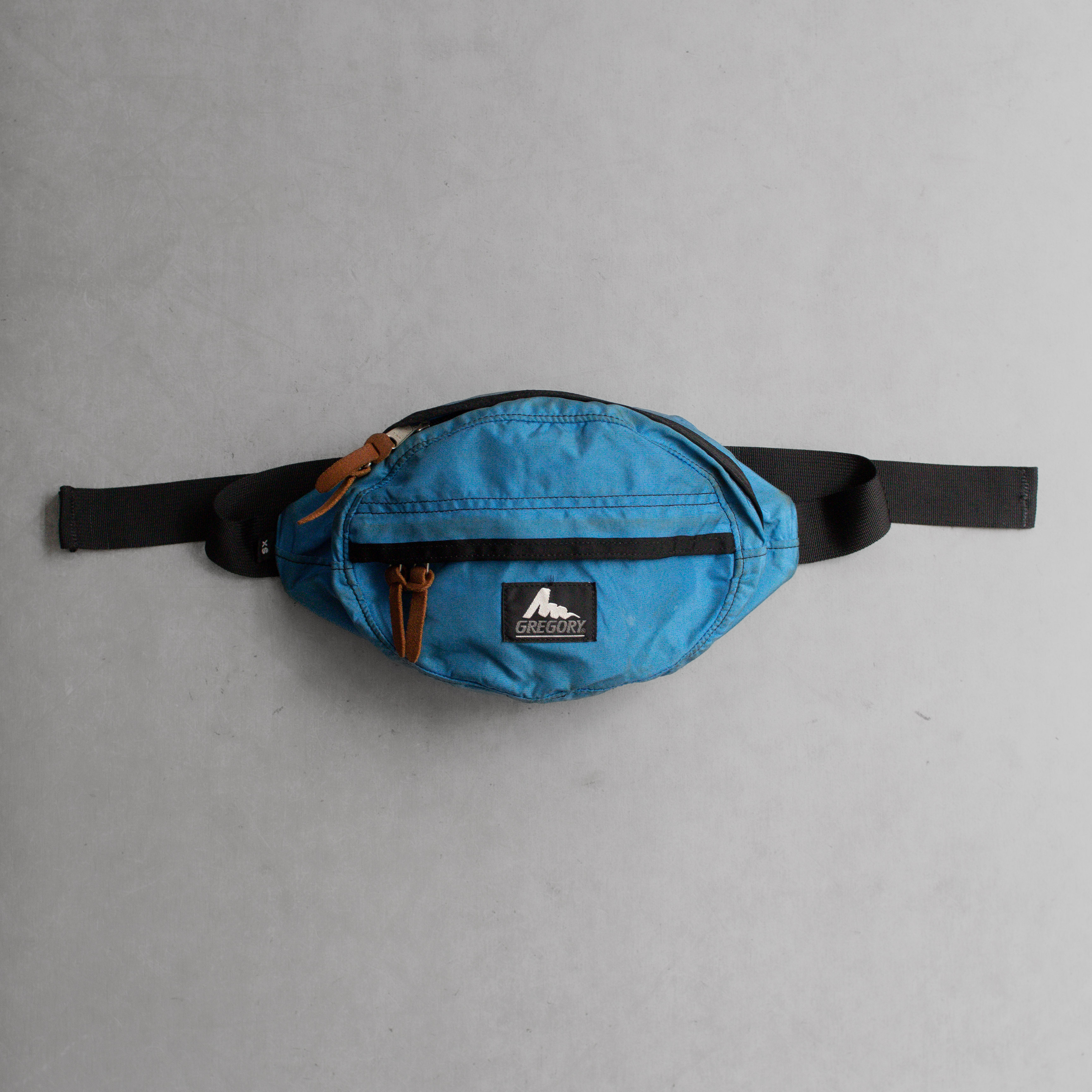 VINTAGE GREGORY TAILMATE XS 美國製 藍色 登山 運動 斜肩 腰包