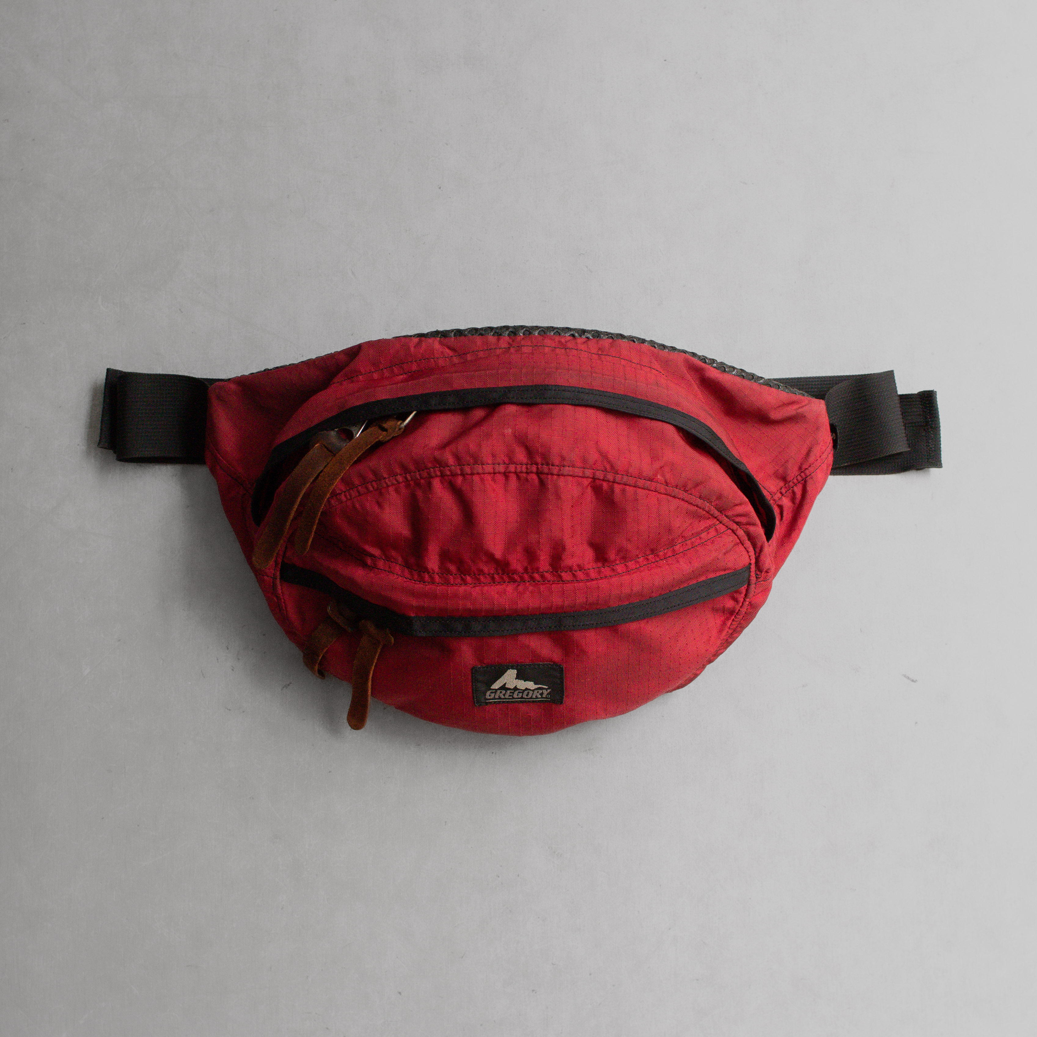 VINTAGE GREGORY TAILMATE S 美國製 紅色 登山 運動 斜肩 腰包