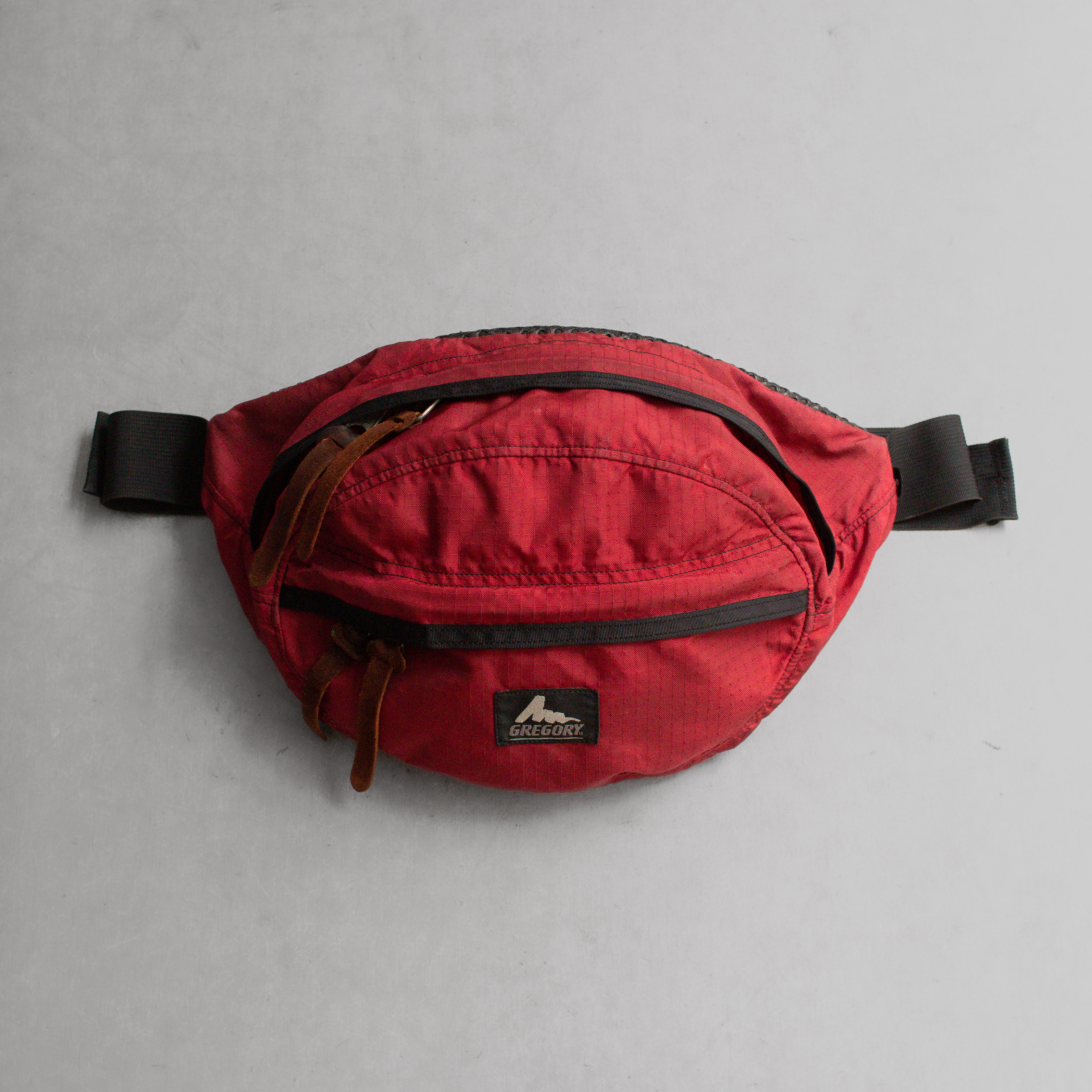 VINTAGE GREGORY TAILMATE S 美國製 紅色 登山 運動 斜肩 腰包