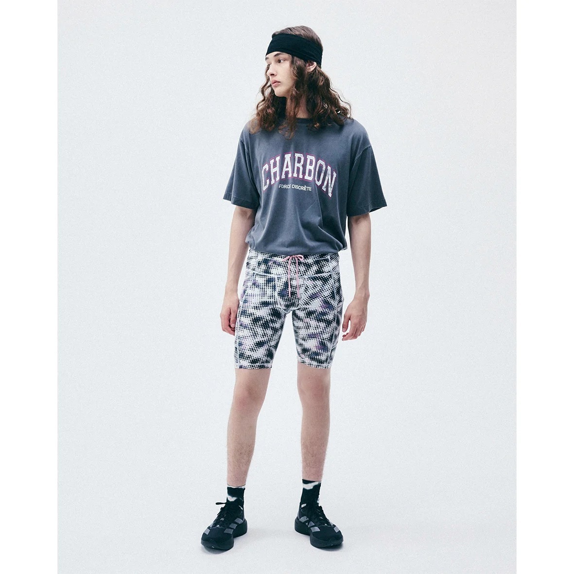 charbon】10 POCKETS SHORT LEGGINGS・男
