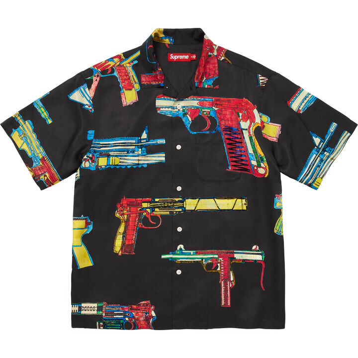【Supreme】0704 WEEK 19發售 Guns Silk S/S Shirt