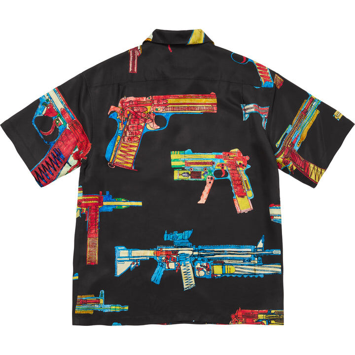 【Supreme】0704 WEEK 19發售 Guns Silk S/S Shirt