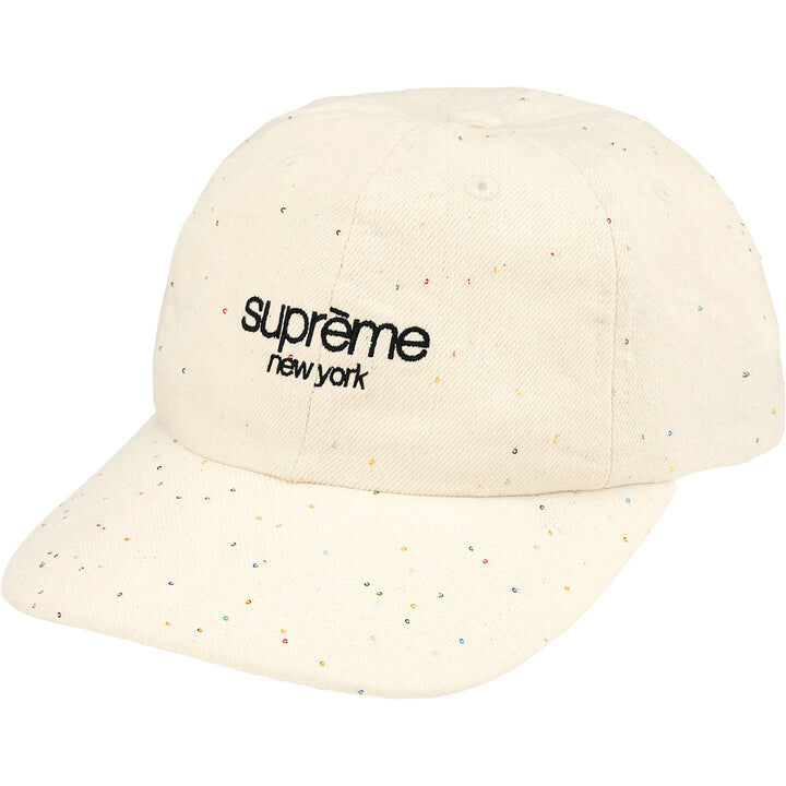 【Supreme】0704 WEEK 19發售 Sequin Denim Classic Logo 6-Panel