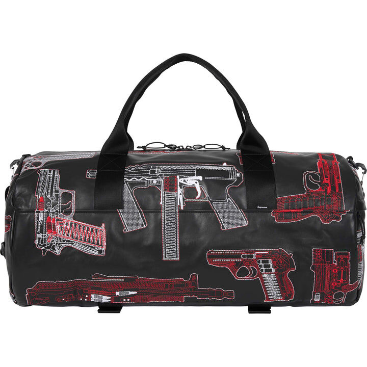 【Supreme】0704 WEEK 19發售 Guns Embroidered Leather Duffle Bag