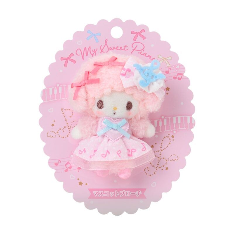 日本 Sanrio My Sweet Piano 生日 鋼琴演奏會設計系列 公仔襟針