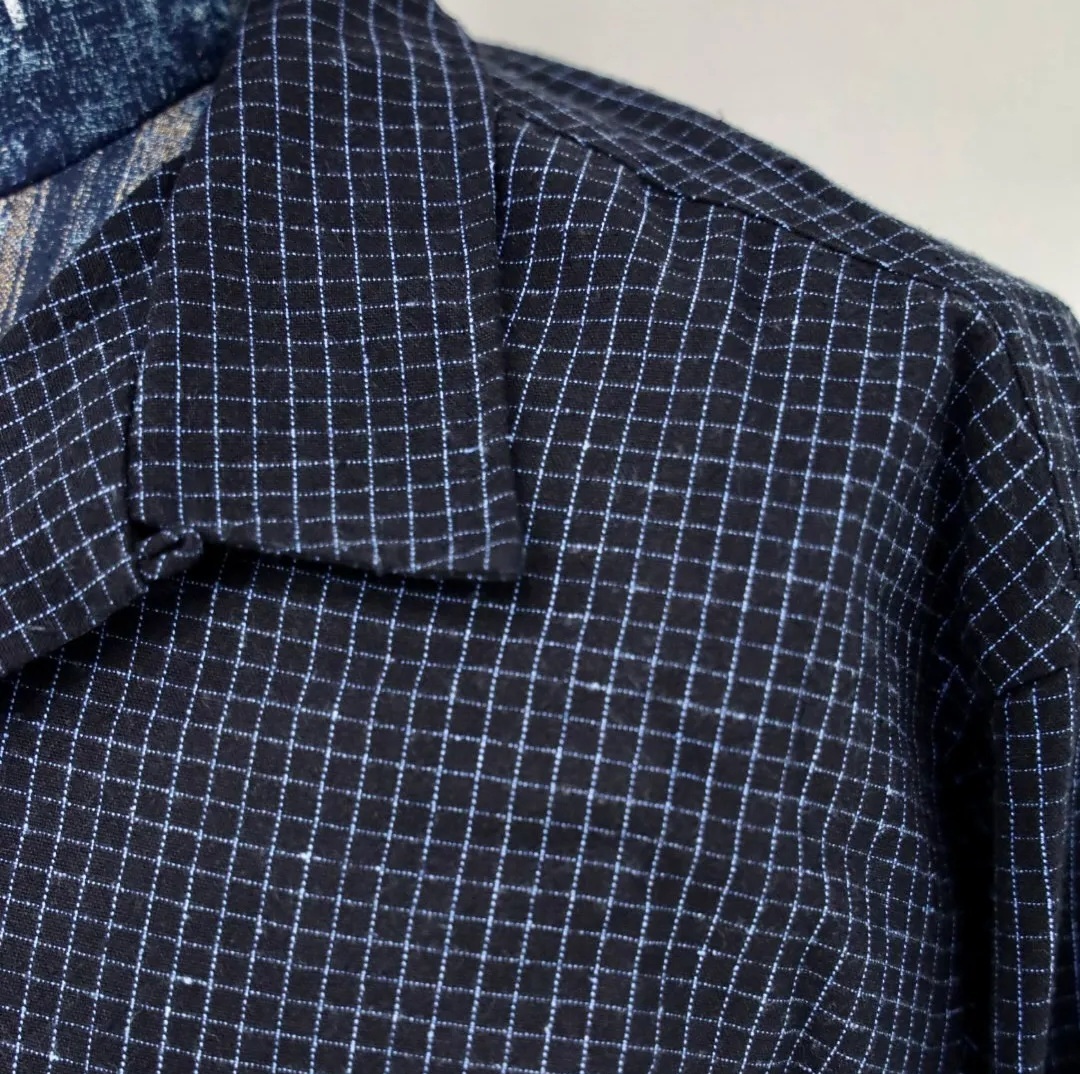 A.PRESSE 2026 A/W SILK NEP LOOP COLLAR SHIRT - BLACK PRE ORDER ITEM (預訂中)