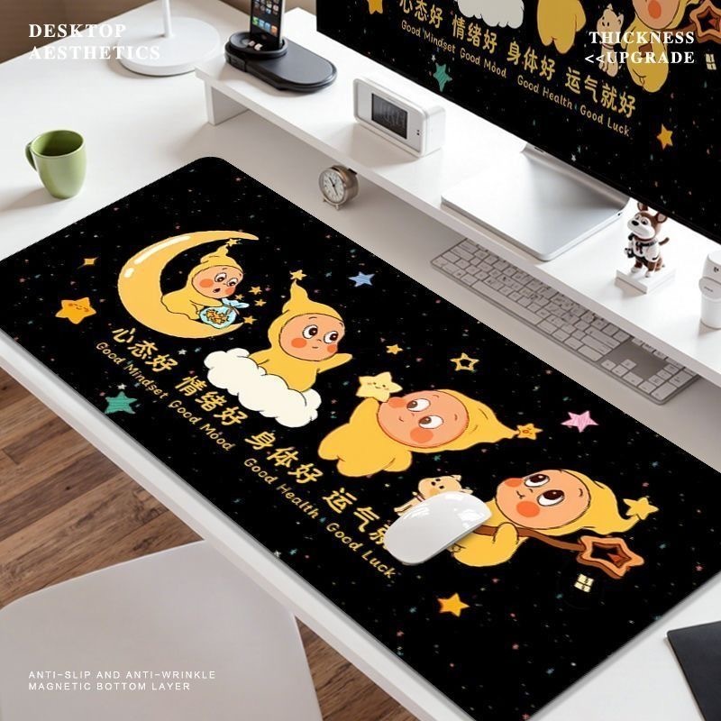 PREORDER 预购 星星人鼠标垫超大可爱 50cm x100 cm 款式随机