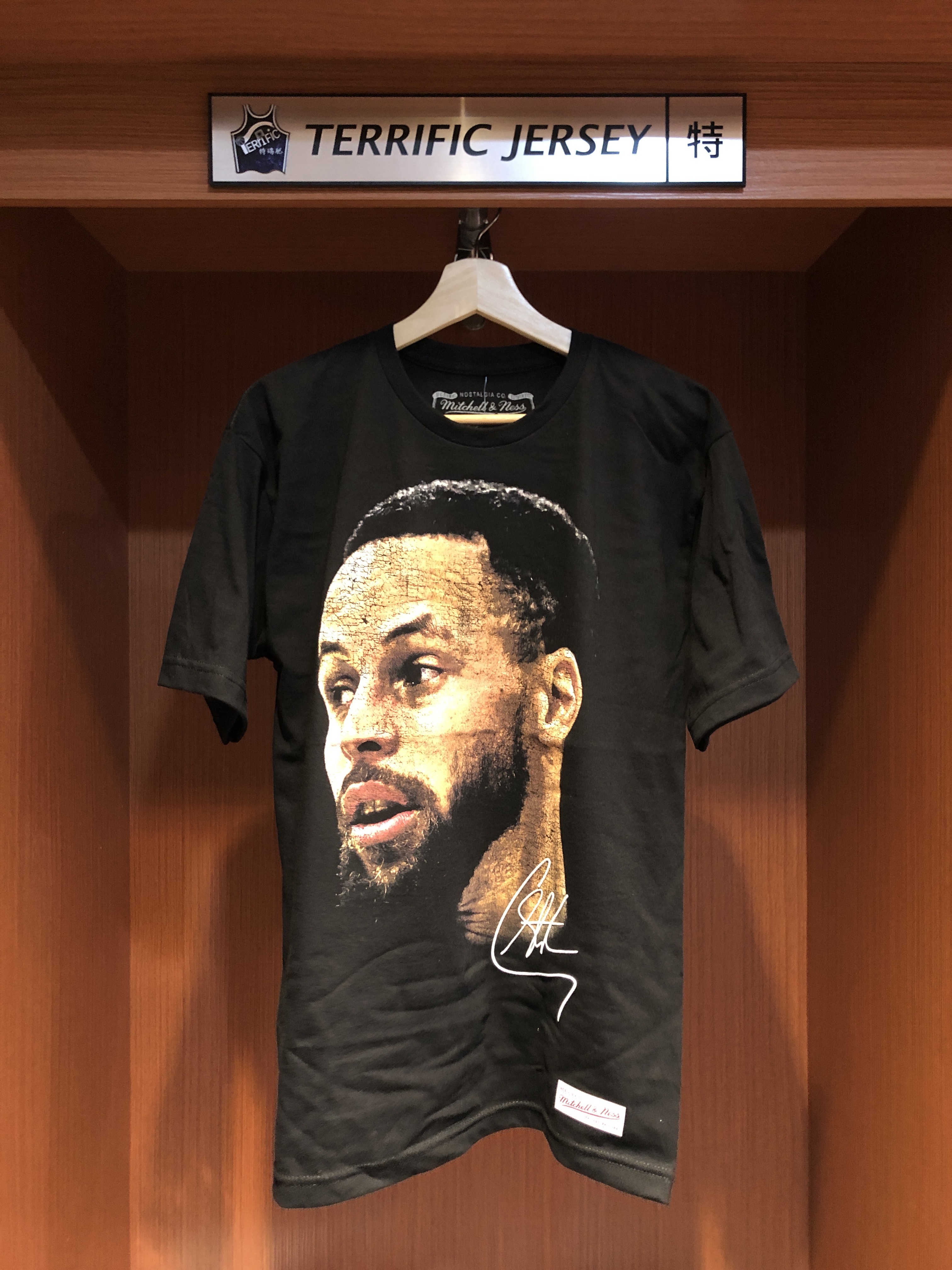 NBA短袖 Stephen Curry 金州勇士 大臉 人像 Big Face M&N Photo Tee 棉質 全新