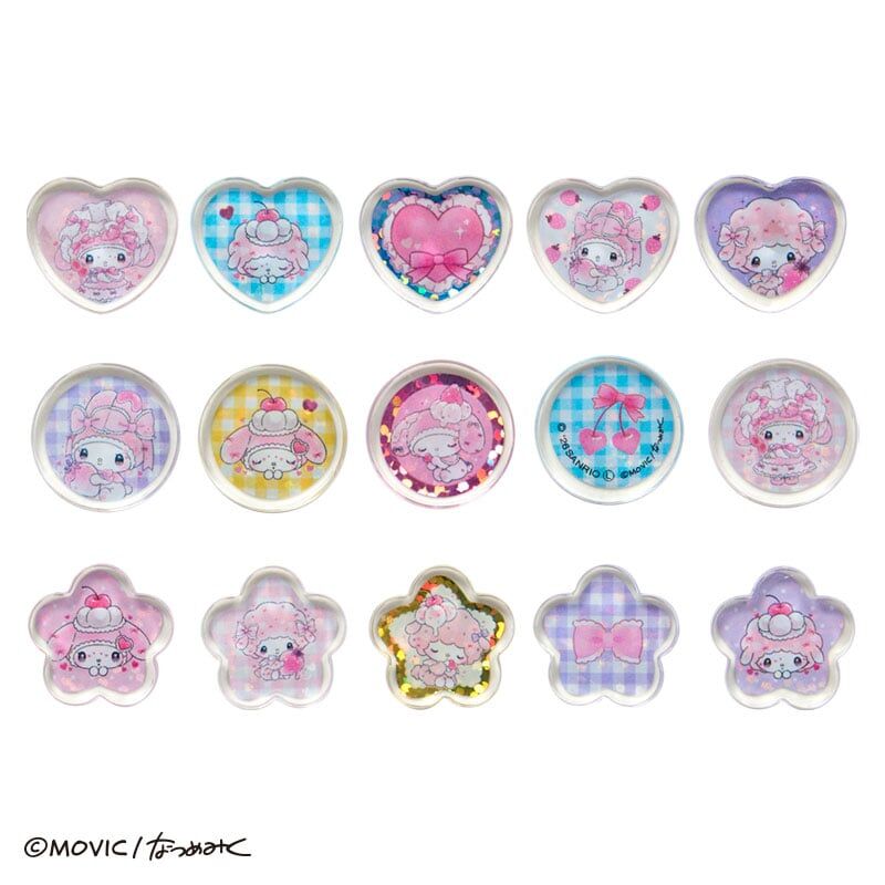 日本製 Sanrio x Dolly Mix My Melody x My Sweet Piano 水晶貼紙套裝