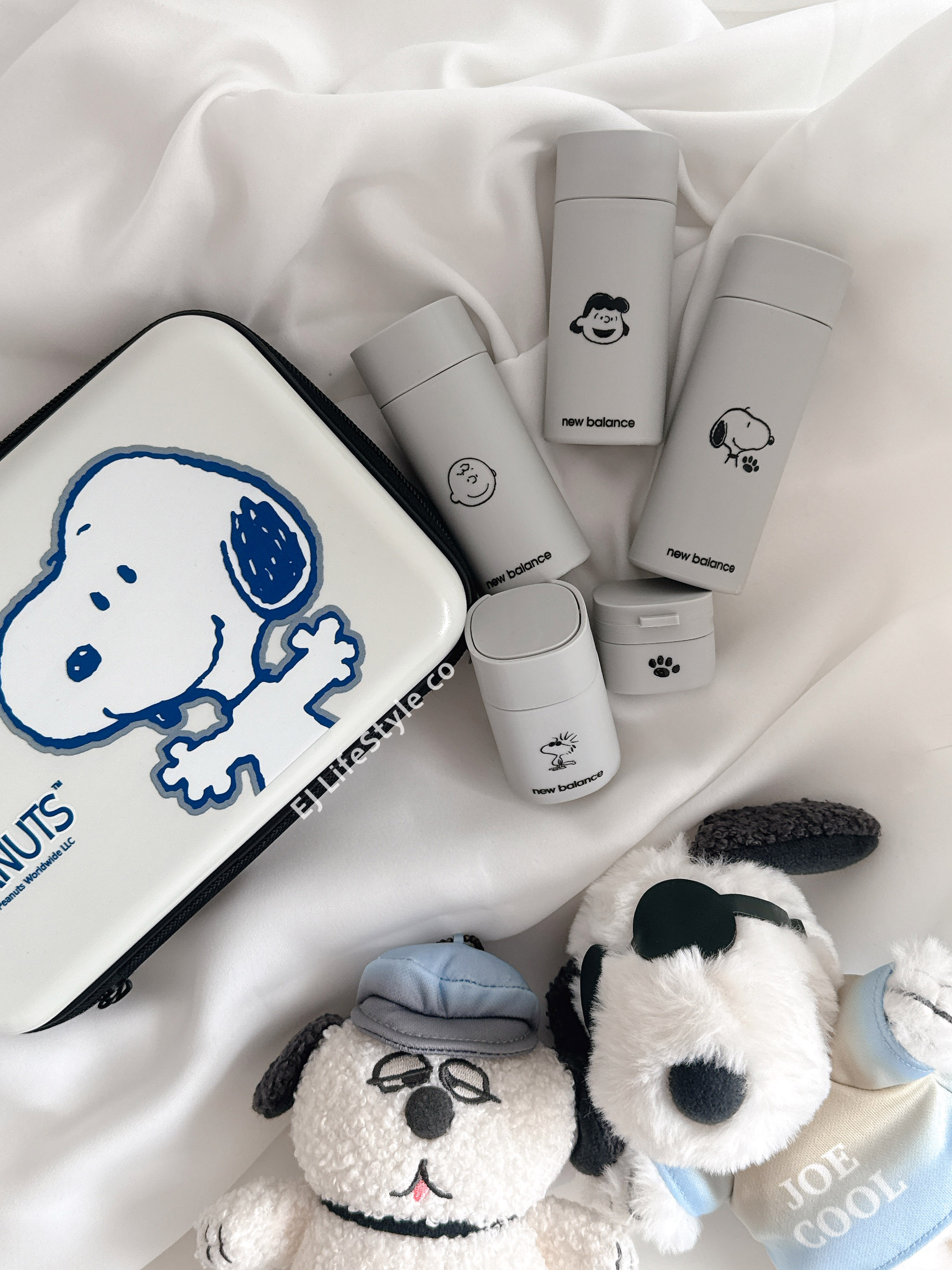 PEANUTS X NEW BALANCE NB SNOOPY 史努比 歐拉夫 OLAF 硬殼 旅行 收納盥洗包組 / 現貨