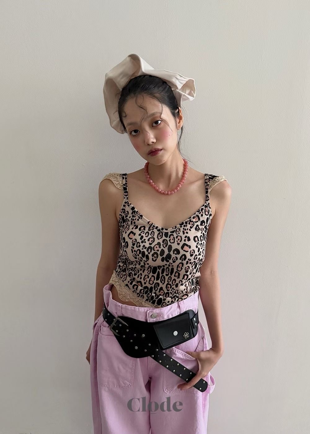 豹紋蕾絲BRA背心