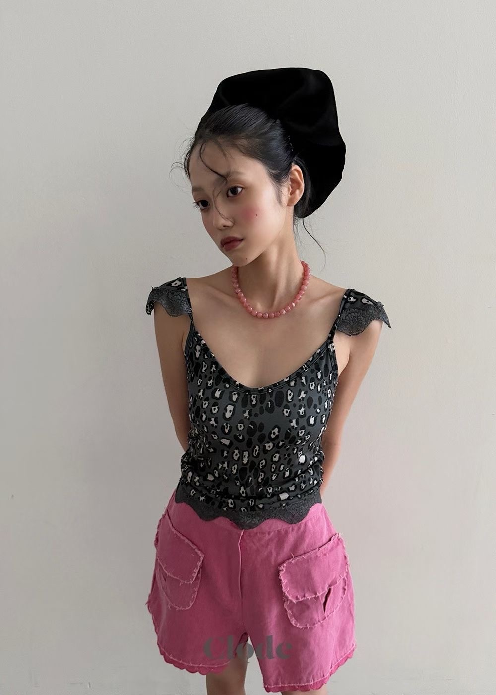 豹紋蕾絲BRA背心