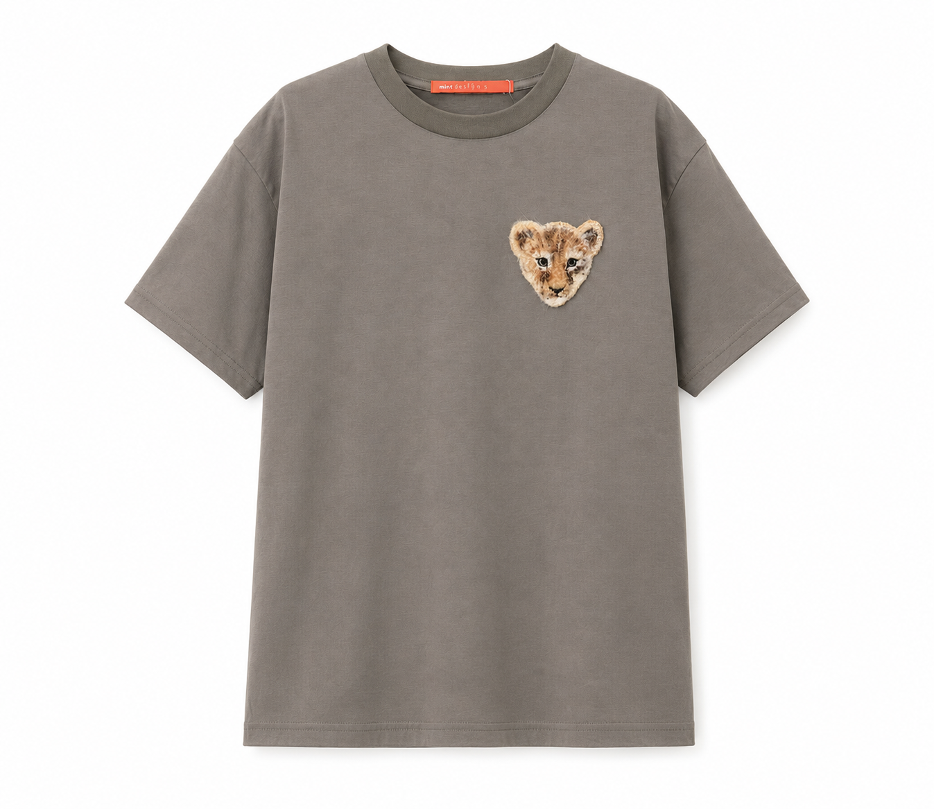 獅子圖棉T-shirt