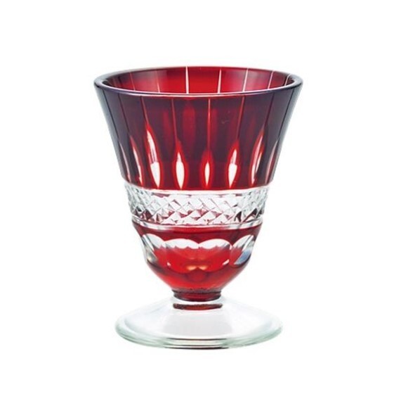 丸モ高木陶器 - 夢切子 高台清酒杯