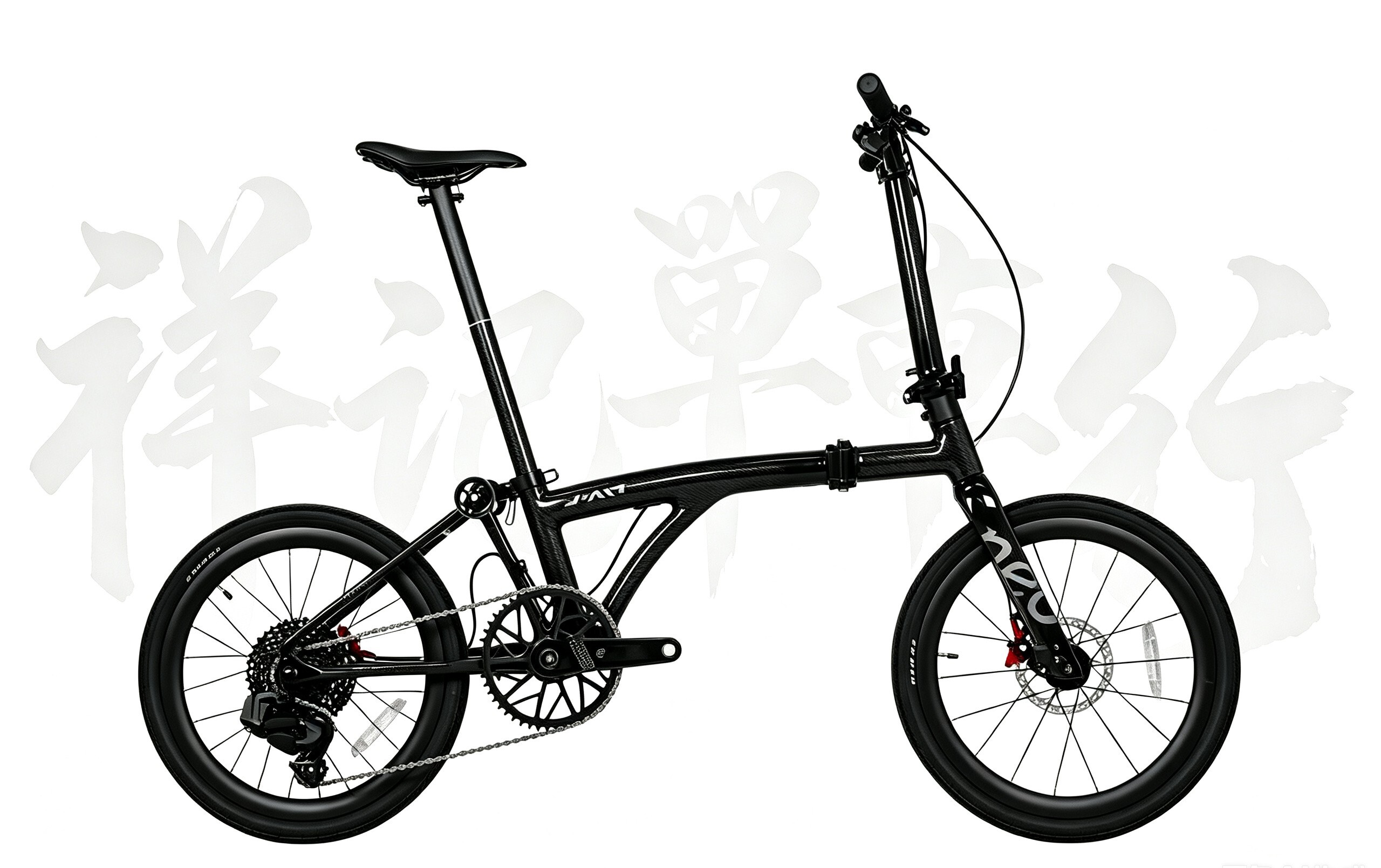 Java Neo J-air 20-inch 3K Color Carbon Fiber Folding