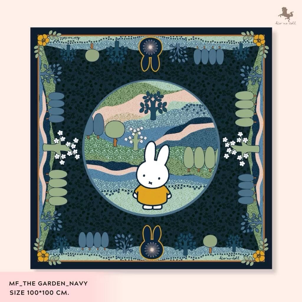 泰國Kiss Me Doll 聯乘 Miffy官方正版授權絲巾
