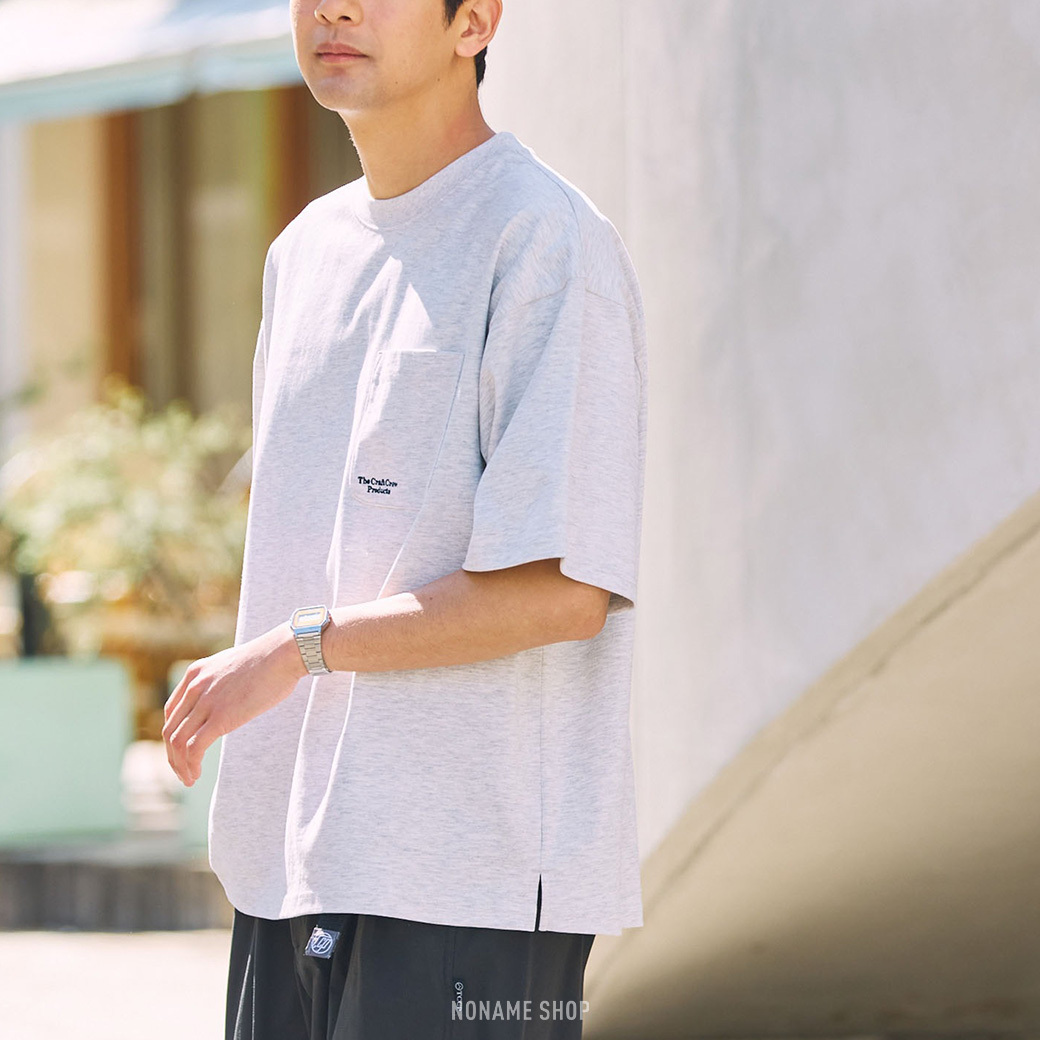 THE CRAFT CREW PRODUCTS 防紫外線 防汗漬 大口袋 落肩 寬鬆 短袖 八色 (男/女同款)
