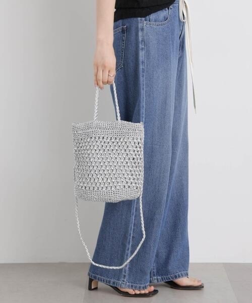 NANO universe / Metallic shoulder bag